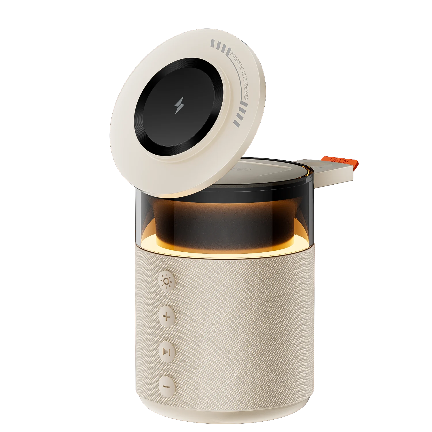 Magnetic Charging Station with Wireless Speaker