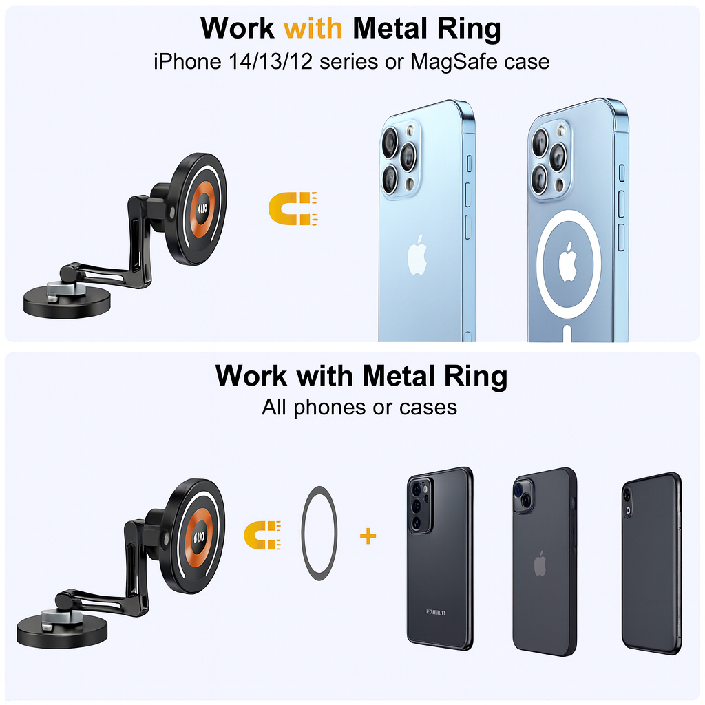 Magnetic Car Wireless Charger Mount