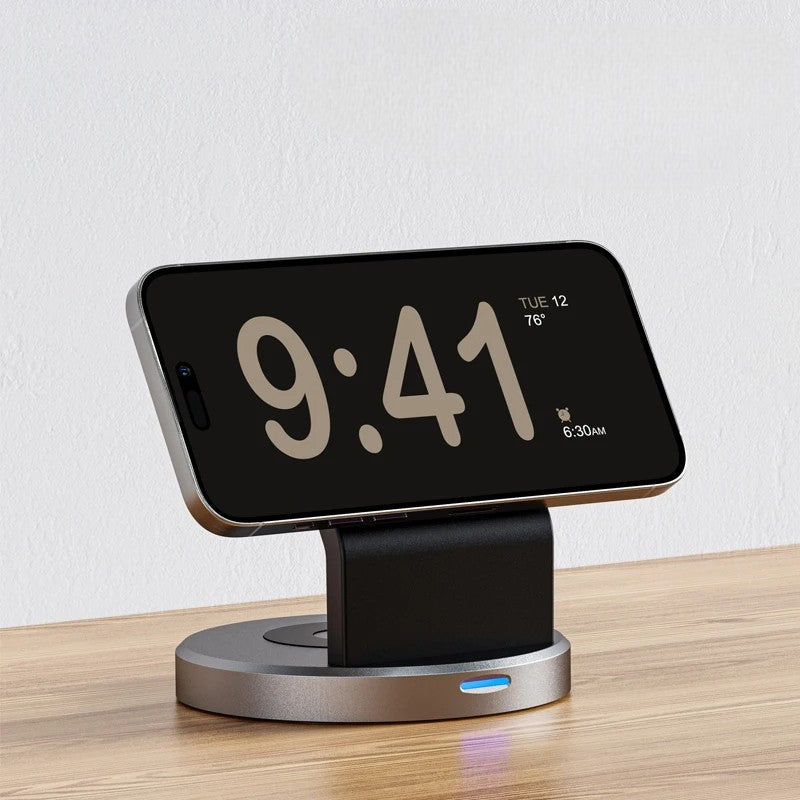 Magnetic Wireless Charger Stand for iPhone, Apple Watch & AirPods